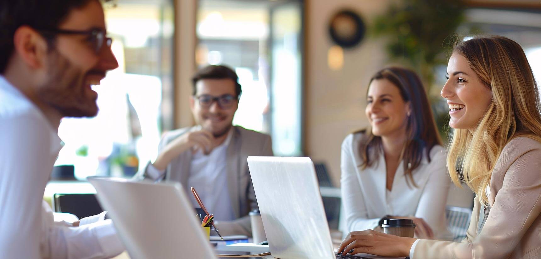 Customer meeting with team